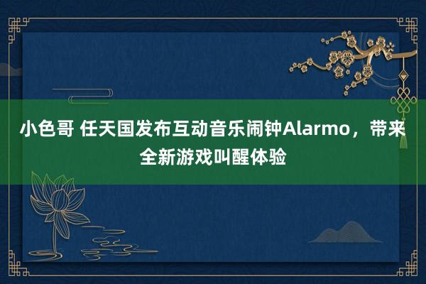 小色哥 任天国发布互动音乐闹钟Alarmo，带来全新游戏叫醒体验