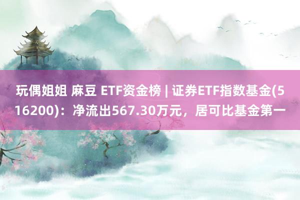 玩偶姐姐 麻豆 ETF资金榜 | 证券ETF指数基金(516200)：净流出567.30万元，居可比基金第一